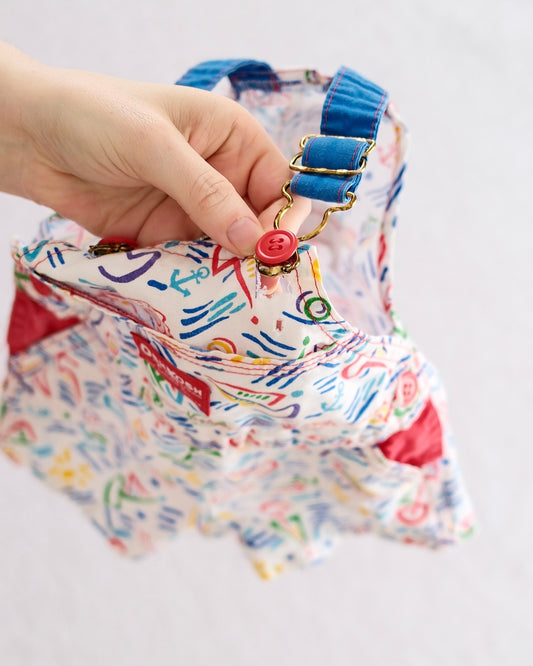 Vintage OshKosh B'Gosh Nautical Novelty Print Shortalls: 3-6M - Yellow Clover Vintage Kids Clothes