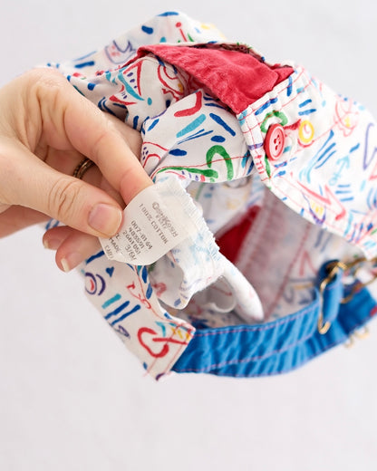 Vintage OshKosh B'Gosh Nautical Novelty Print Shortalls: 3-6M - Yellow Clover Vintage Kids Clothes