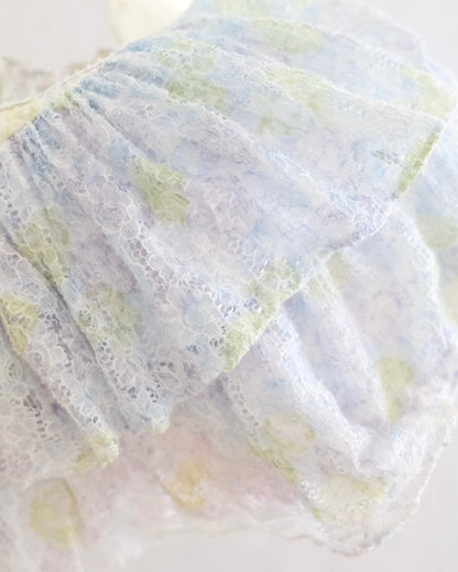 Blue Lace Tiered Party Dress, size 2T?