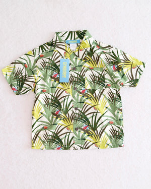 Vintage Kids Gymboree Costa Rica Tropical Print Button Shirt: 4T