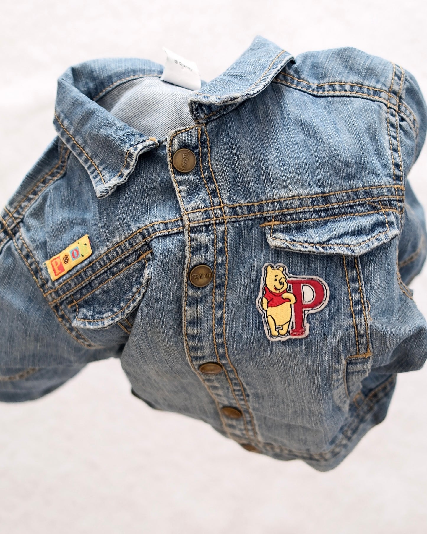 Y2K Disney Winnie the Pooh Denim Jacket: 2T
