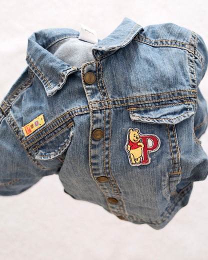 Y2K Disney Winnie the Pooh Denim Jacket: 2T