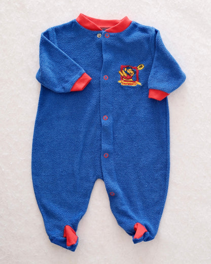 Vintage Disney Pooh Footed Sleeper: 6-9M