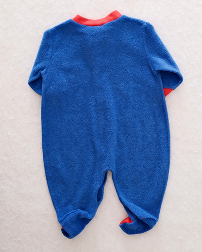 Vintage Disney Pooh Footed Sleeper: 6-9M