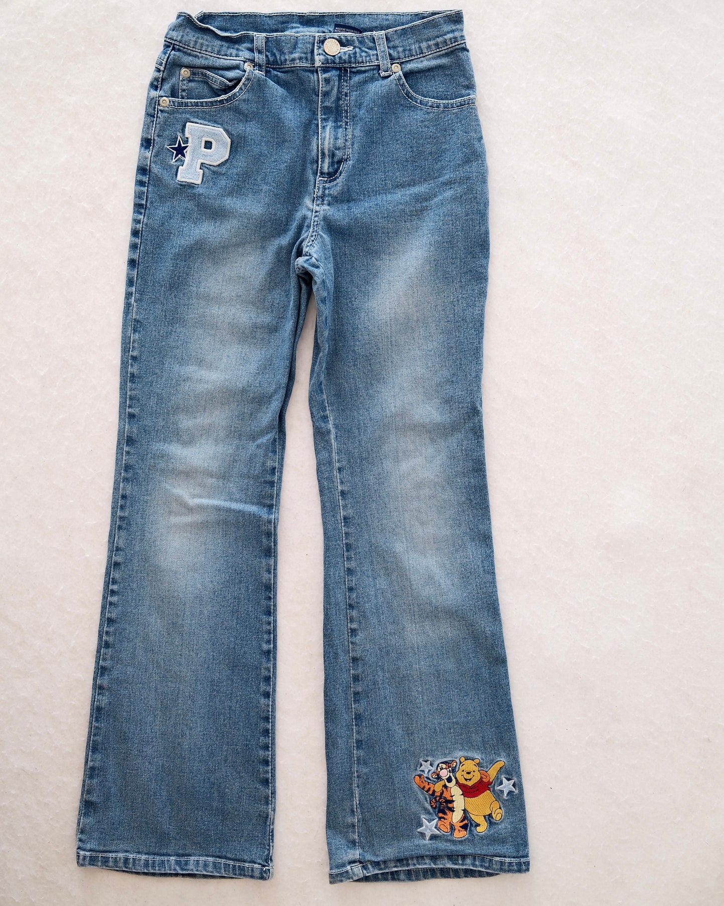 Vintage Disney Pooh Flare Jeans: youth 12