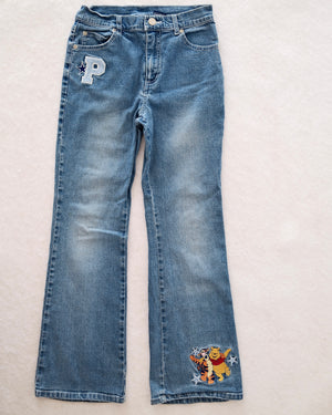 Vintage Disney Pooh Flare Jeans: youth 12