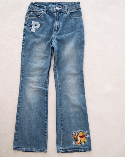 Vintage Disney Pooh Flare Jeans: youth 12