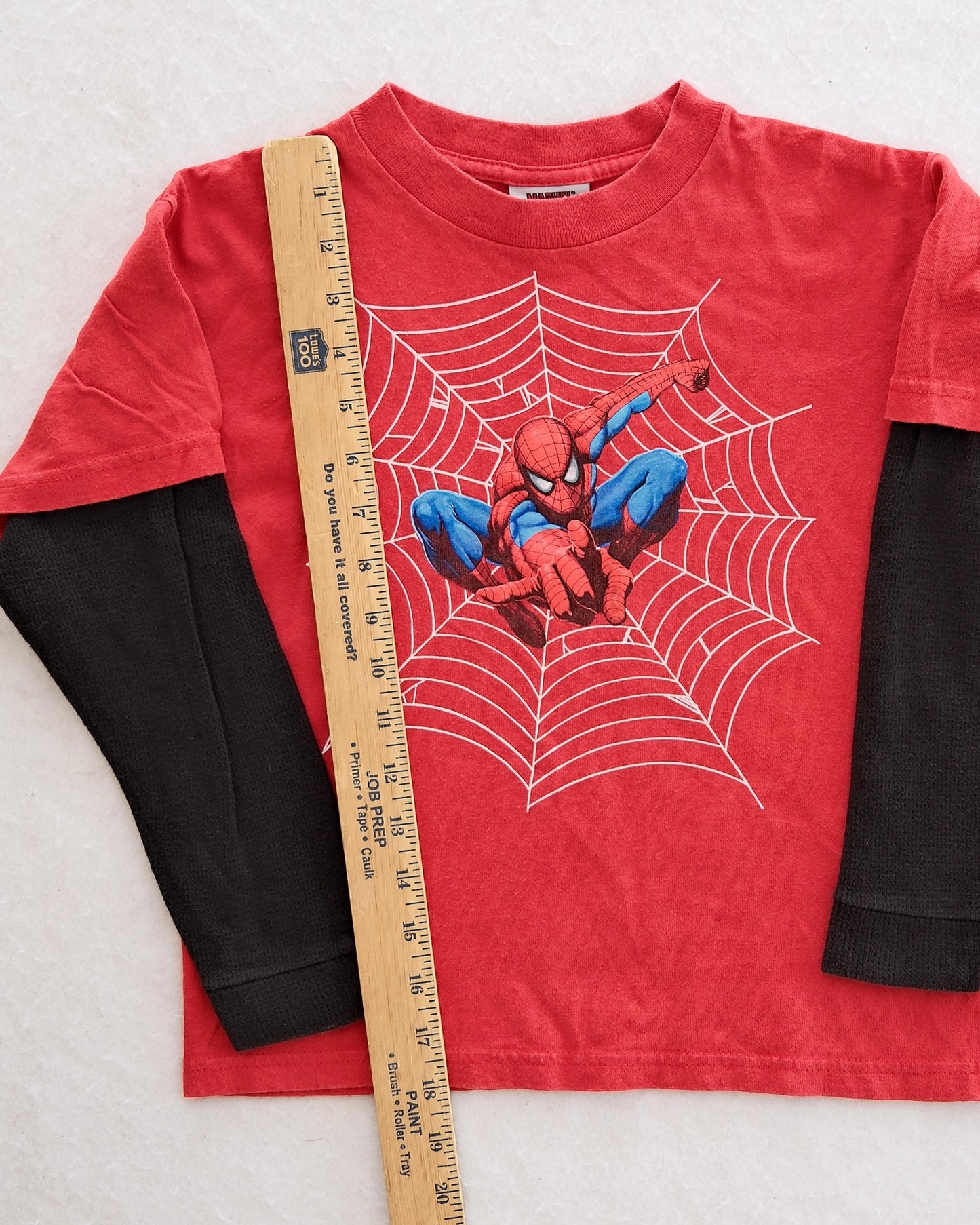 Y2K Marvel Spider-Man Layered Tee: Kids 6/7