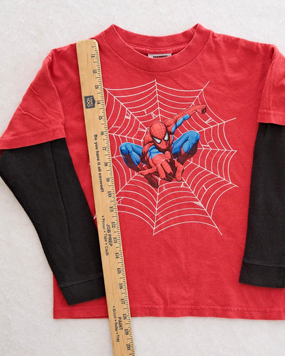Y2K Marvel Spider-Man Layered Tee: Kids 6/7