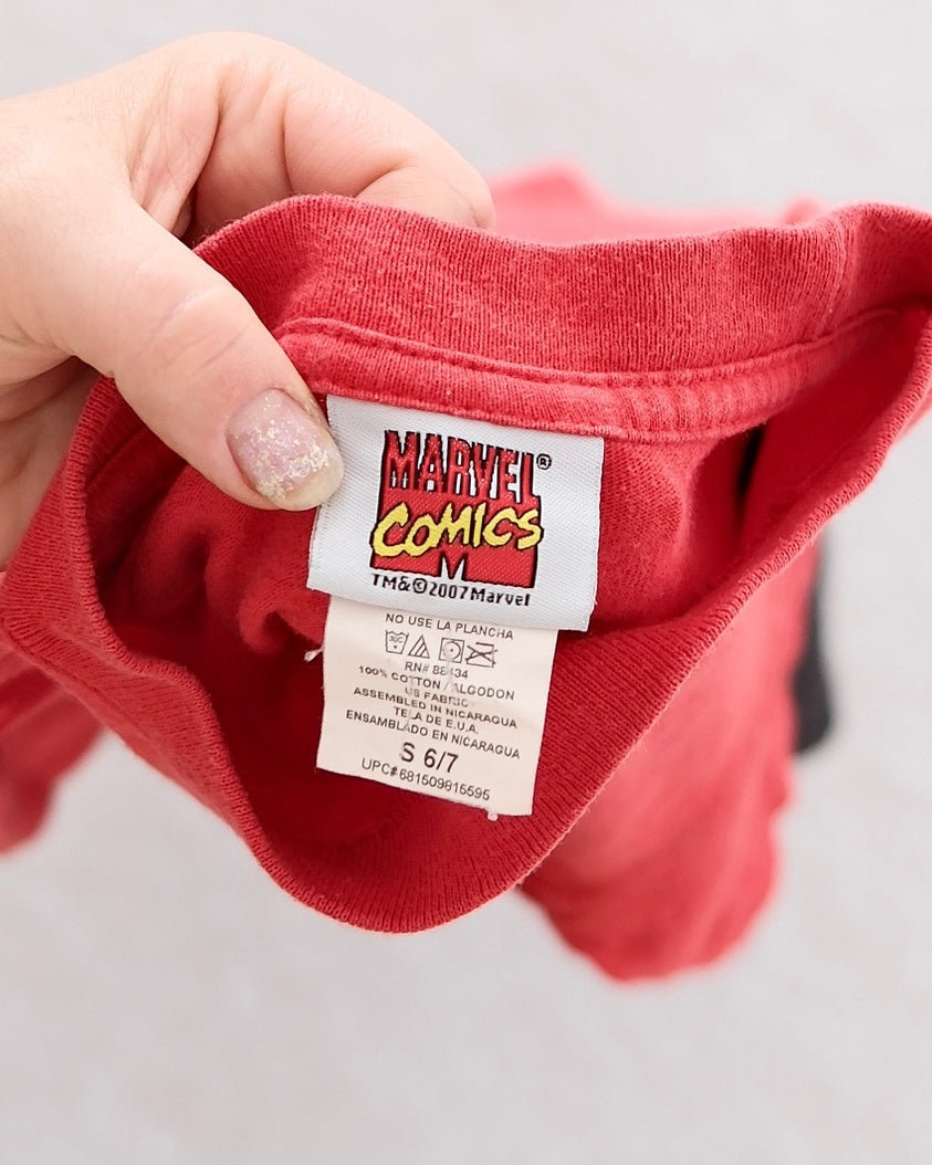 Y2K Marvel Spider-Man Layered Tee: Kids 6/7