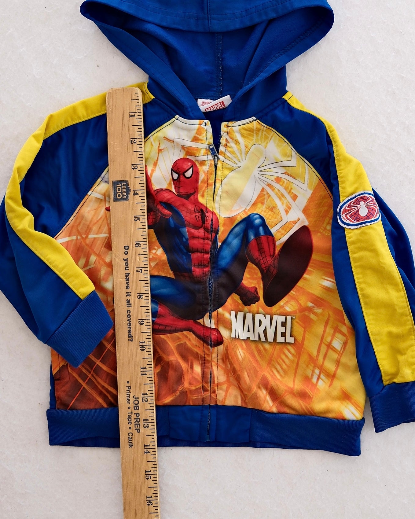 Y2K Marvel Spider-Man Zip-Up Track Hoodie: 24M