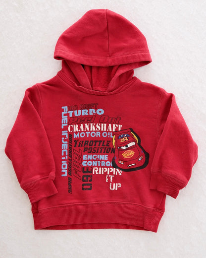 Y2K Disney Cars Lightning McQueen Hoodie: 18M