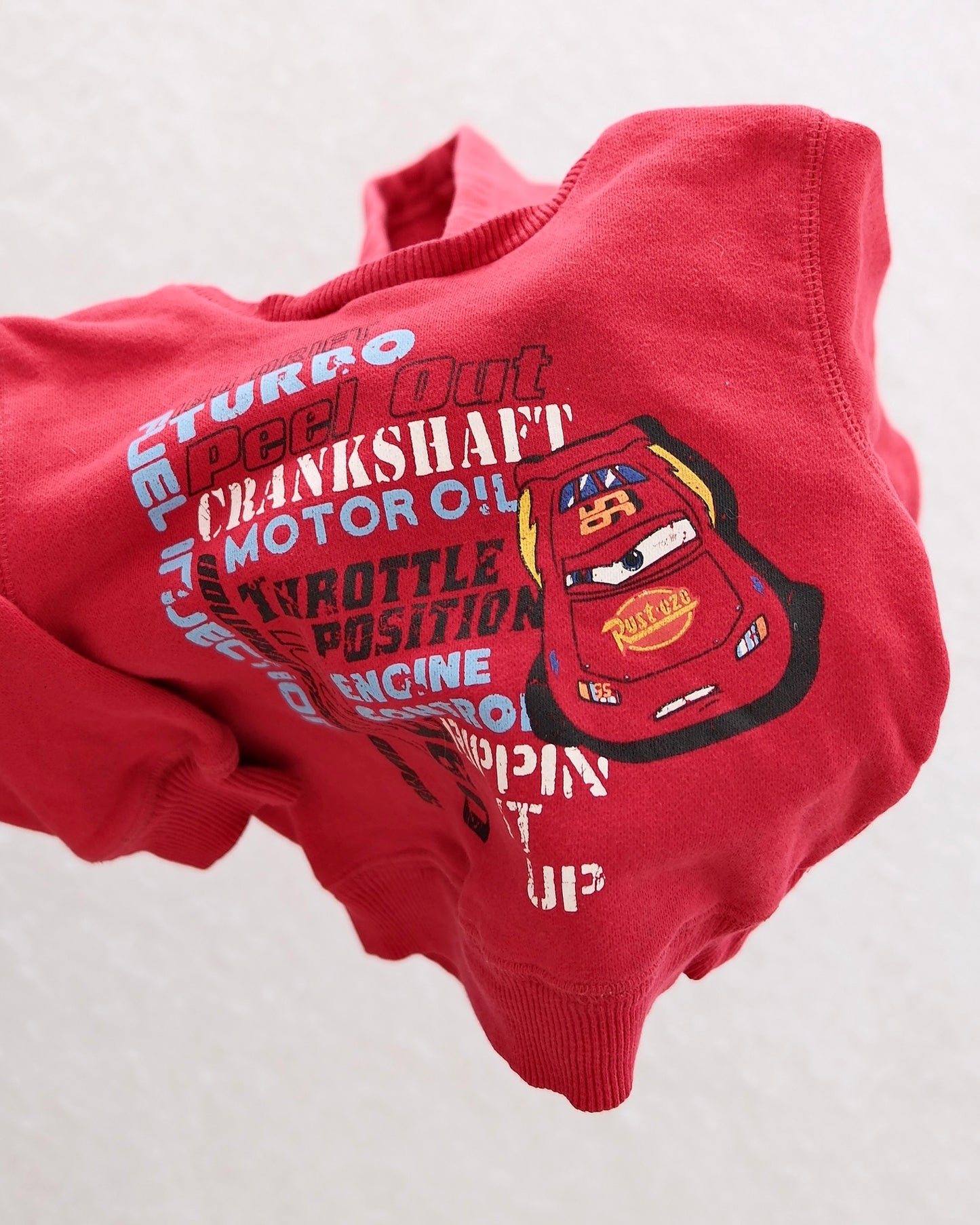 Y2K Disney Cars Lightning McQueen Hoodie: 18M