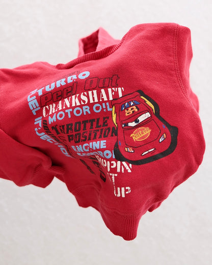 Y2K Disney Cars Lightning McQueen Hoodie: 18M