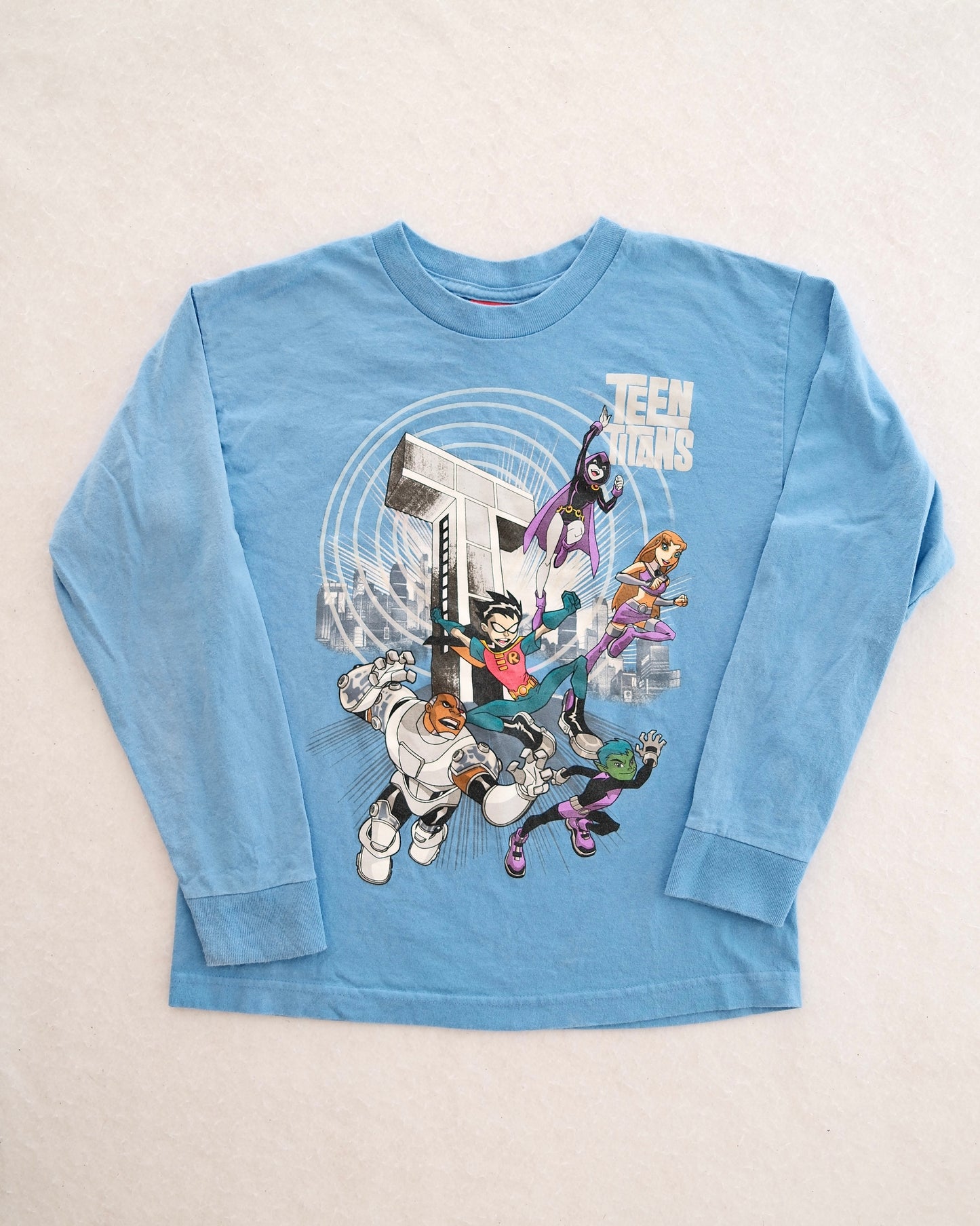 Vintage Teen Titans Long Sleeve Tee: 8y?