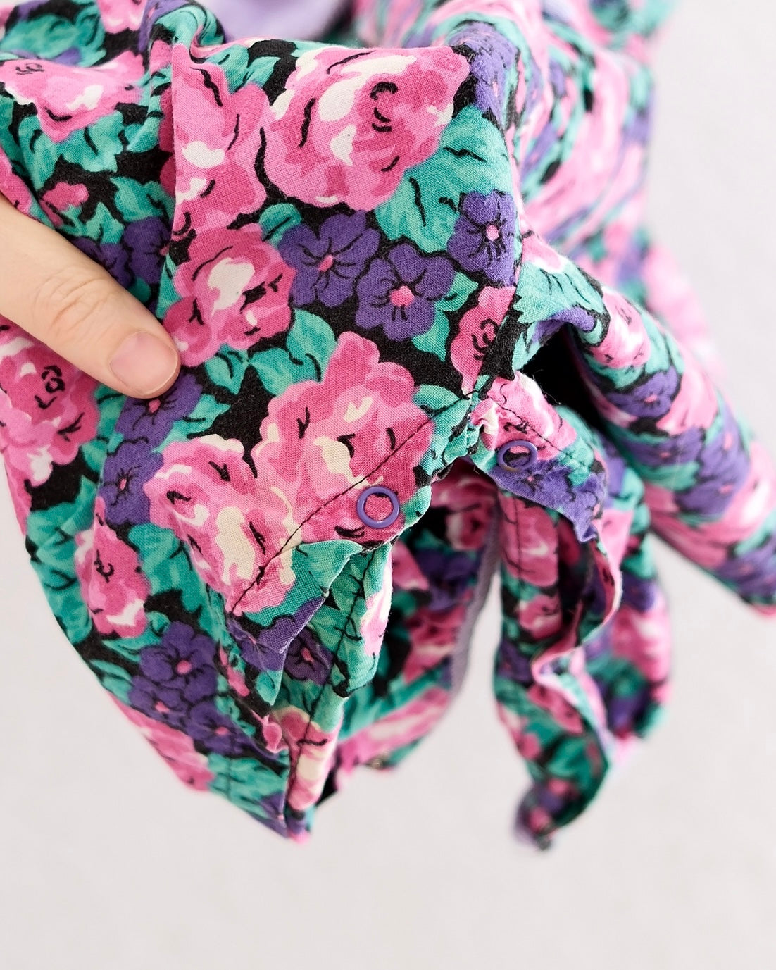 Vintage Baby Beluga Floral Romper: 18m