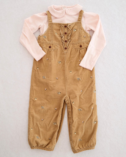 Vintage Gymboree Equestrian Club Romper + H&M Bodysuit: 2T
