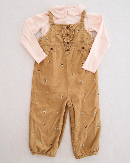 Vintage Gymboree Equestrian Club Romper + H&M Bodysuit: 2T