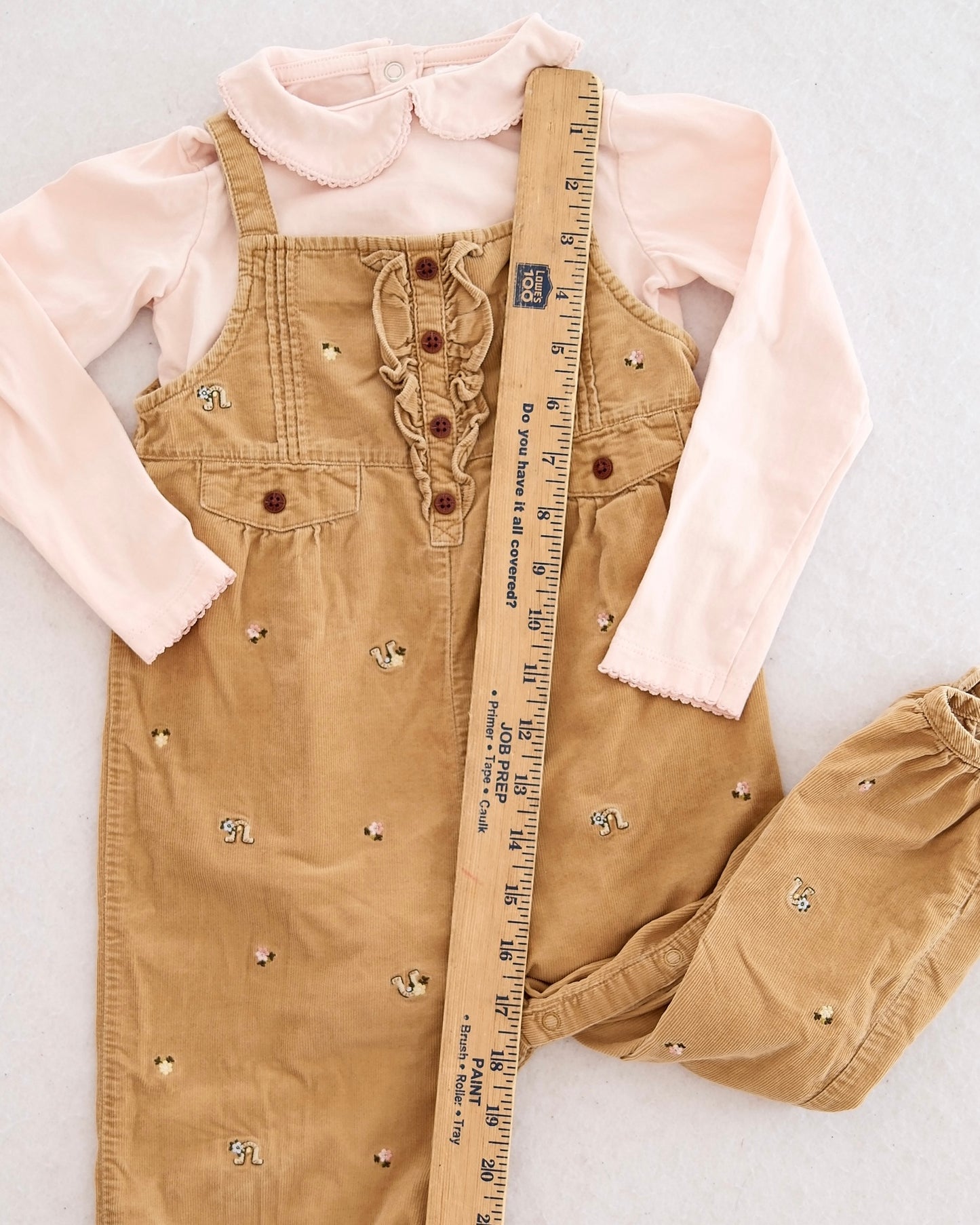 Vintage Gymboree Equestrian Club Romper + H&M Bodysuit: 2T