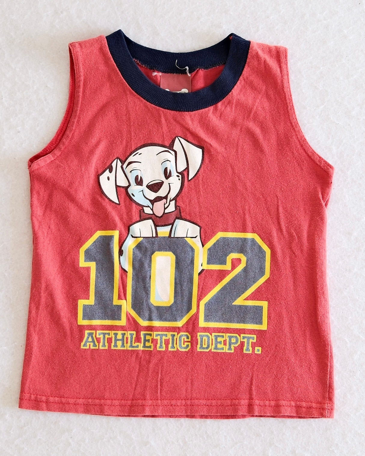 Vintage Kids 102 Dalmatians Athletic Dept. Tank: 4T