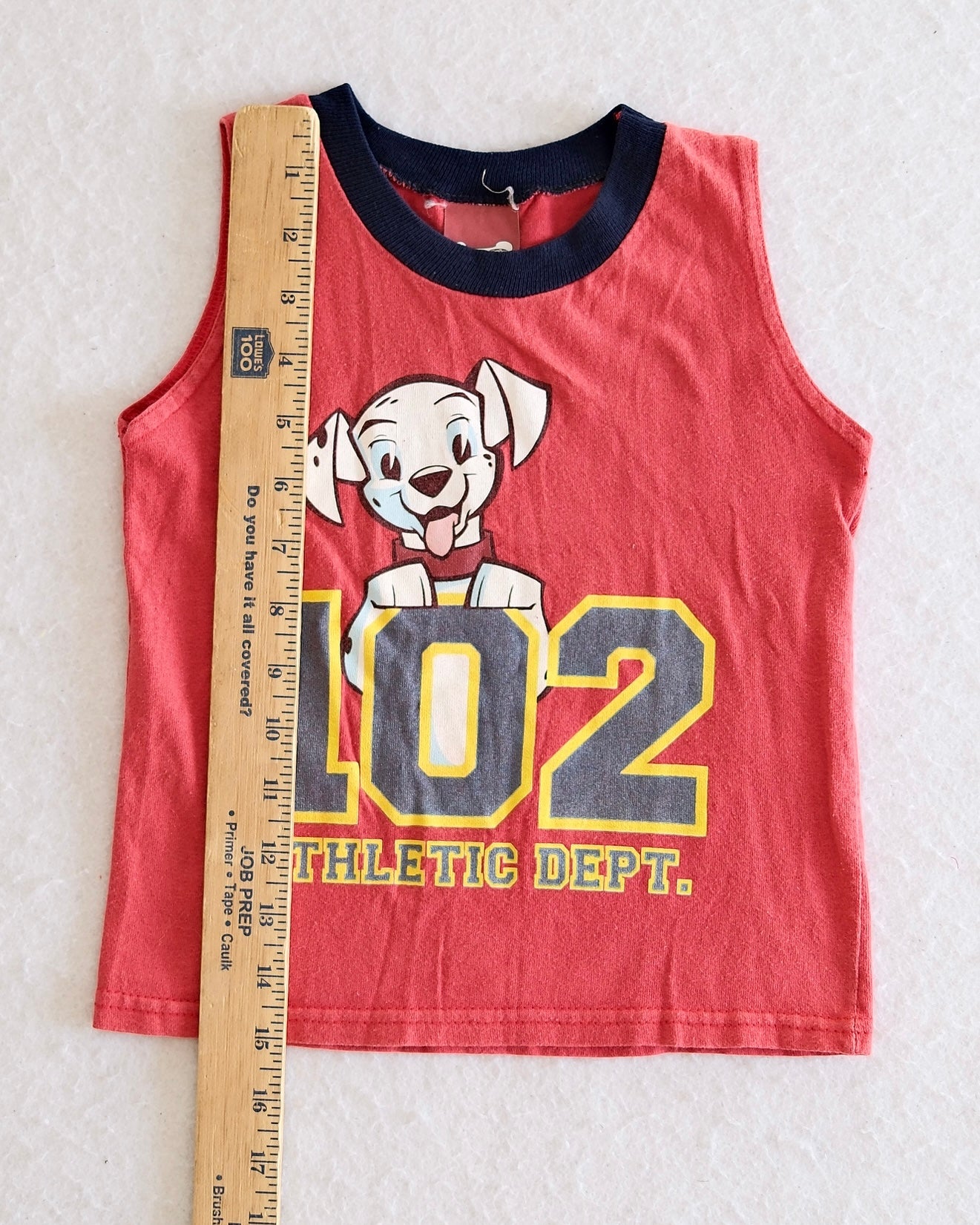 Vintage Kids 102 Dalmatians Athletic Dept. Tank: 4T