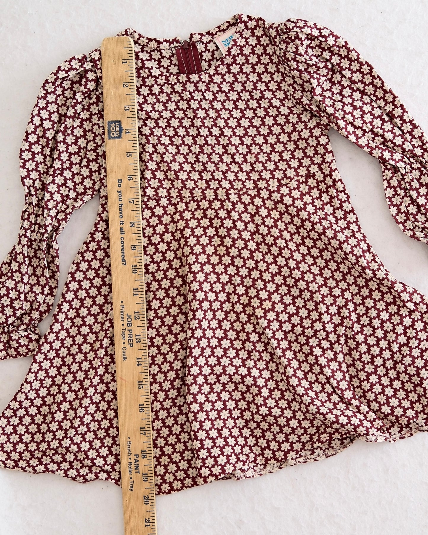Vintage New Moves Daisy Print Dress: 4T?