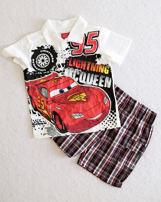 2010s Disney Pixar Cars Lightning McQueen Set: 2T