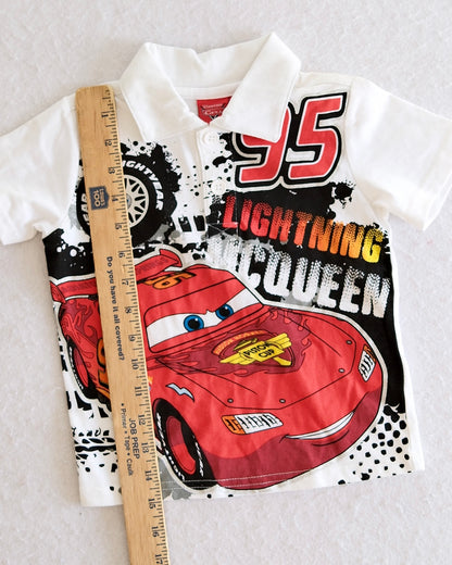 2010s Toddler Disney Pixar Cars Lightning McQueen Set: 2T