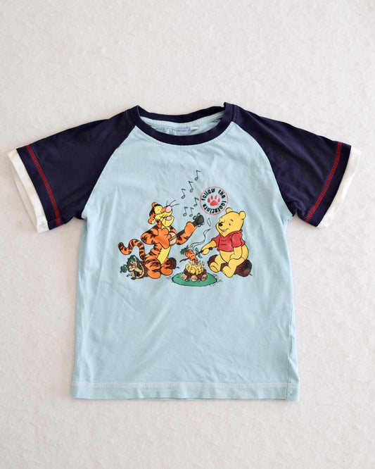 Y2K Kids Euro Disney Winnie the Pooh and Tigger Campfire Tee: 6y