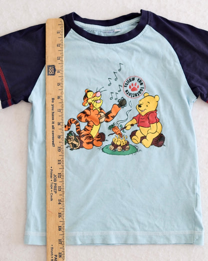 Y2K Kids Euro Disney Winnie the Pooh and Tigger Campfire Tee: 6y