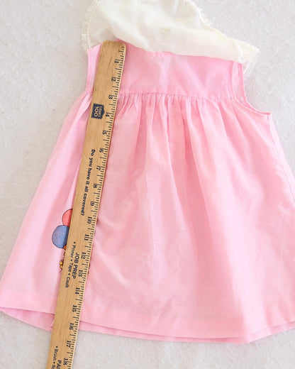 Vintage Baby Sesame Street Little Bird Pink Dress: 18m?