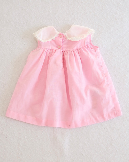 Vintage Baby Sesame Street Little Bird Pink Dress: 18m?