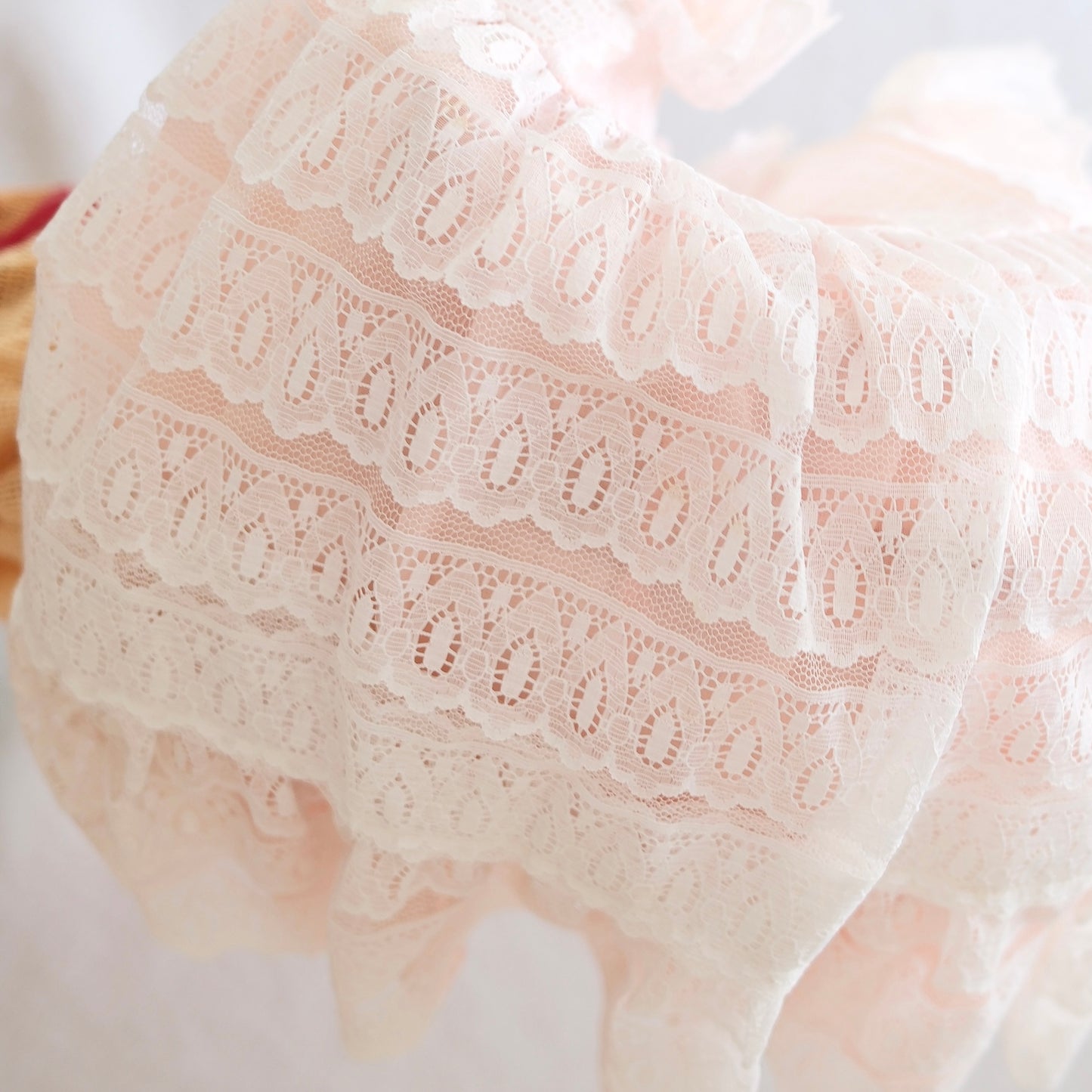Vintage Toddletime Pink Lace Panel Toddler Dress, 2T