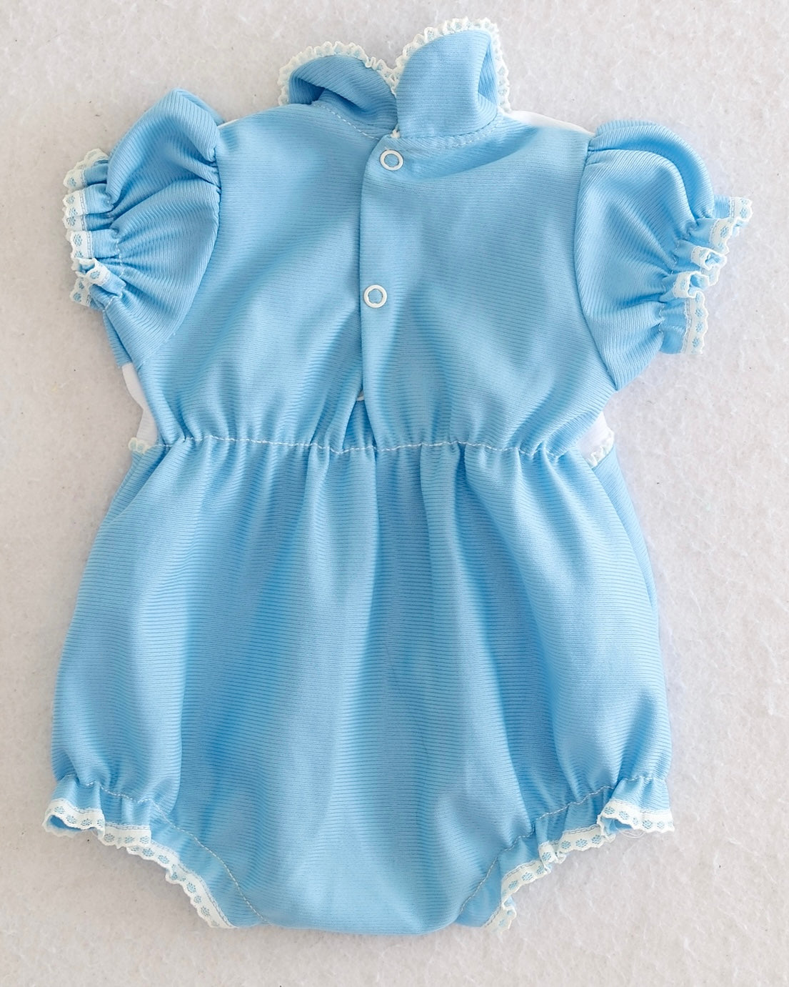 Vintage Holly Hobbie Blue Baby Bubble Romper: 3m?