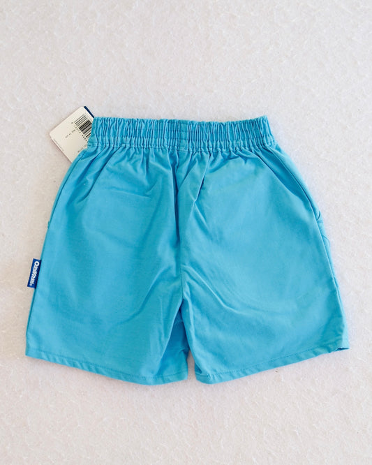 Vintage OshKosh B'Gosh Teal Elastic Waist Kids Shorts: Size 5