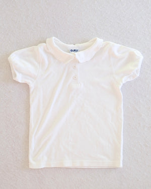 Vintage OshKosh B'Gosh White Peter Pan Collar Kids Top: Size 6