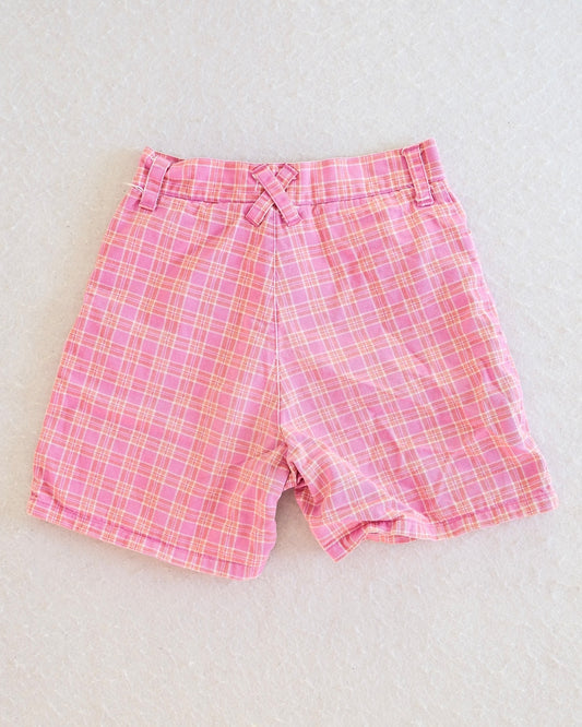 Vintage Kids Originals 955 Pink Plaid Shorts: Size 8