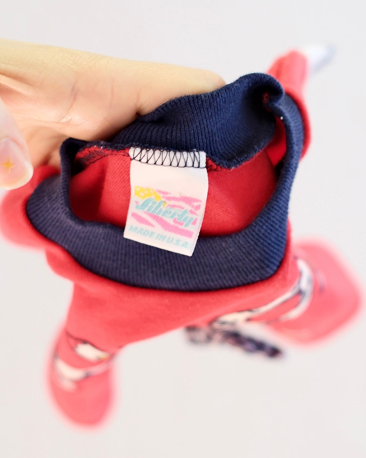 Vintage Liberty Red "Ahoy" Anchor Toddler Tee: 2T?