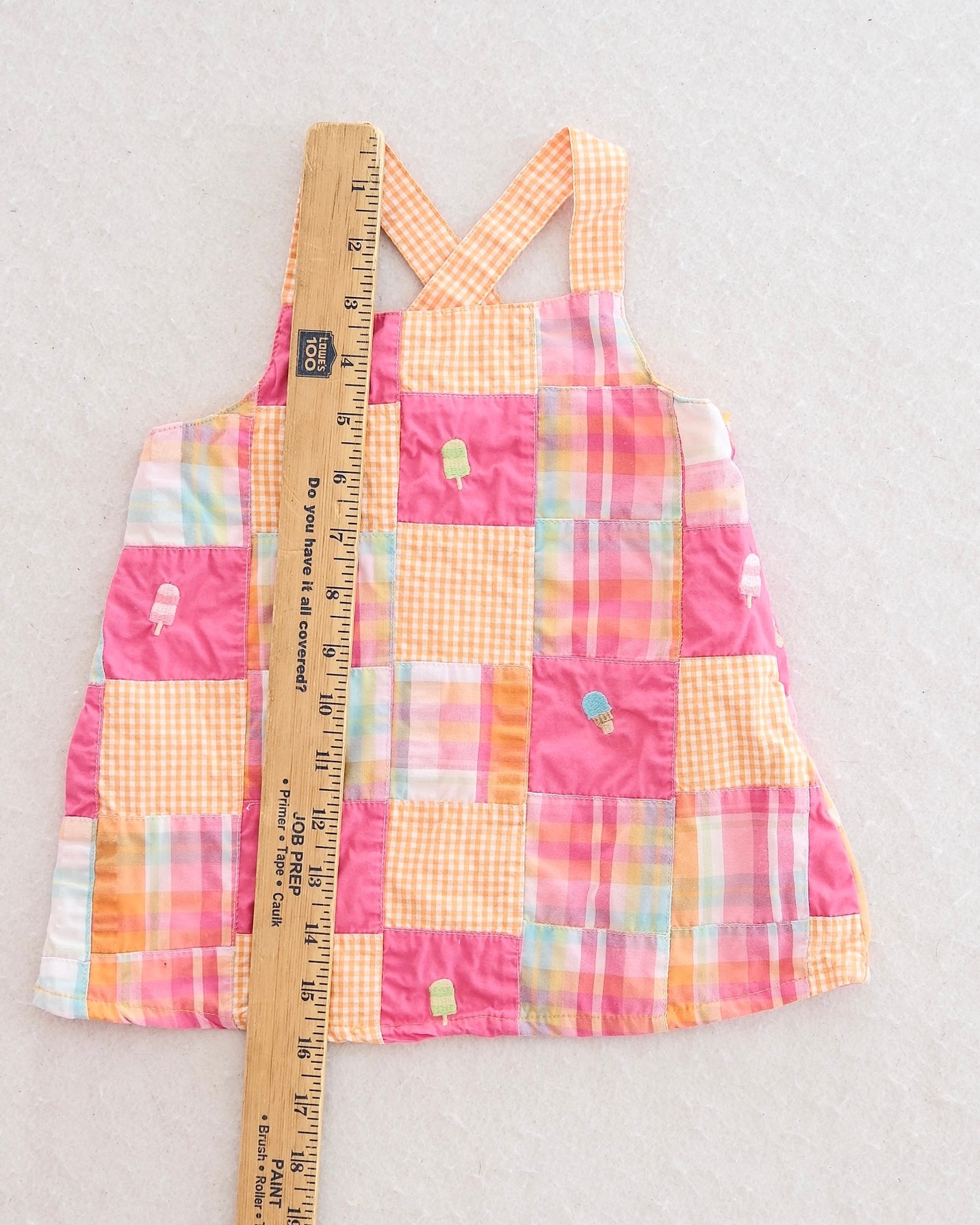 Y2K Gymboree Popsicle Party Cardigan + Patchwork Toddler Tank Bundle: 4T