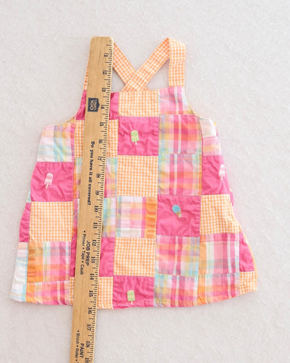 Y2K Gymboree Popsicle Party Cardigan + Patchwork Toddler Tank Bundle: 4T