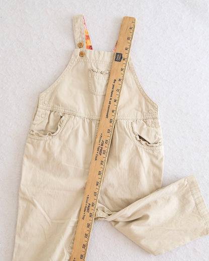 Vintage Gymboree Little Hula Girl Embroidered Overalls Romper: 24m