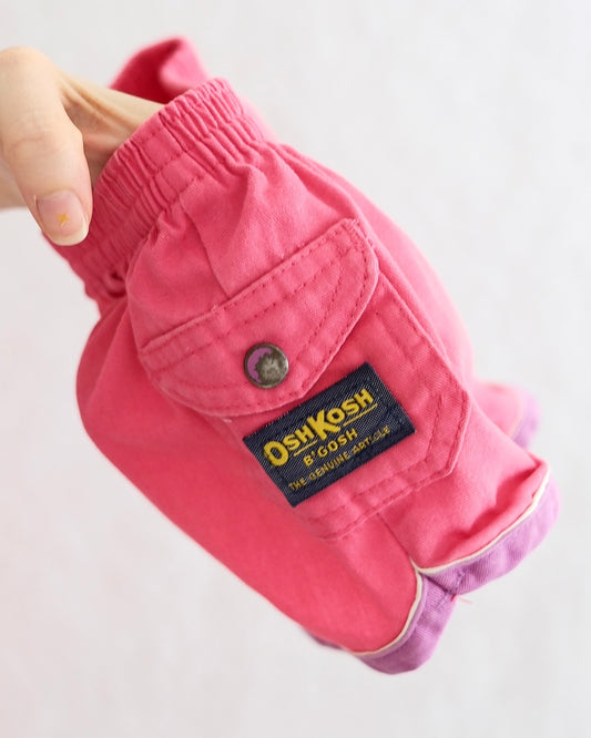 Vintage OshKosh B'Gosh Toddler Coral Pink Shorts: 2/3T?