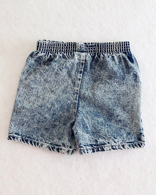 Vintage Cherokee Kids Acid Wash Hickory Stripe Denim Shorts: 3T?