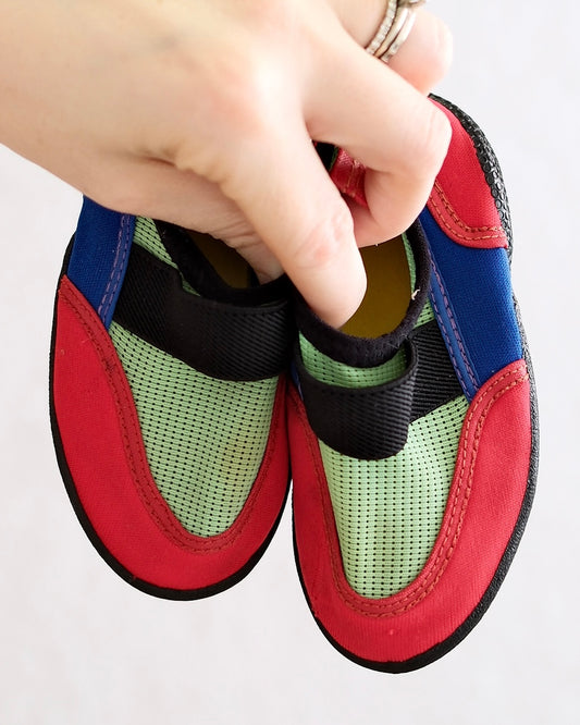 Vintage Colorblock Kids Water Shoes: Toddler Size 6