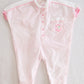 Vintage Buster Brown Pink Baby Romper: 12m