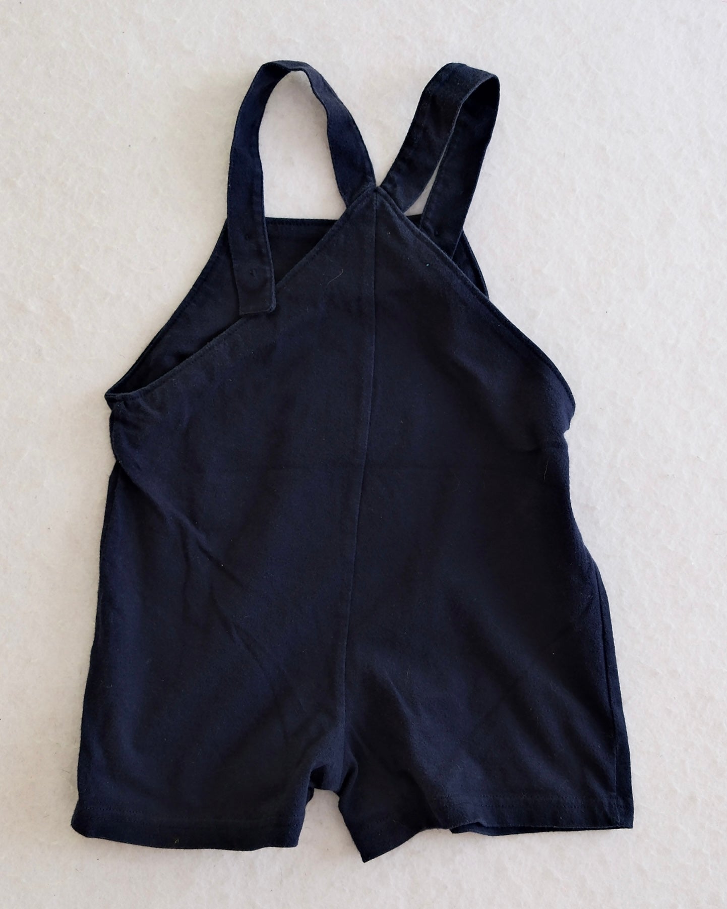 Y2K Goodlad Navy Pirate Bear Baby Romper: 18 Months