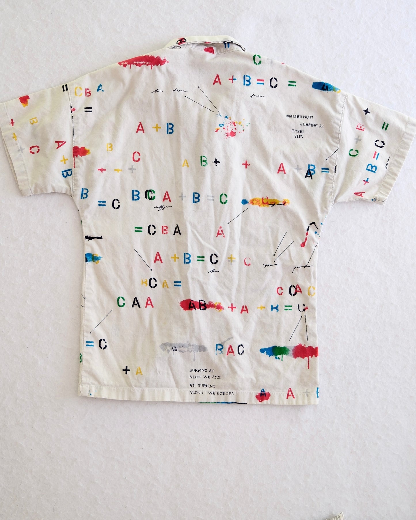 Vintage OshKosh + OP Surf Print Kids Button-Up Shirt Bundle: 8/10y?