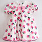 Vintage Bryan Pink and White Floral Twirly Dress: 4T