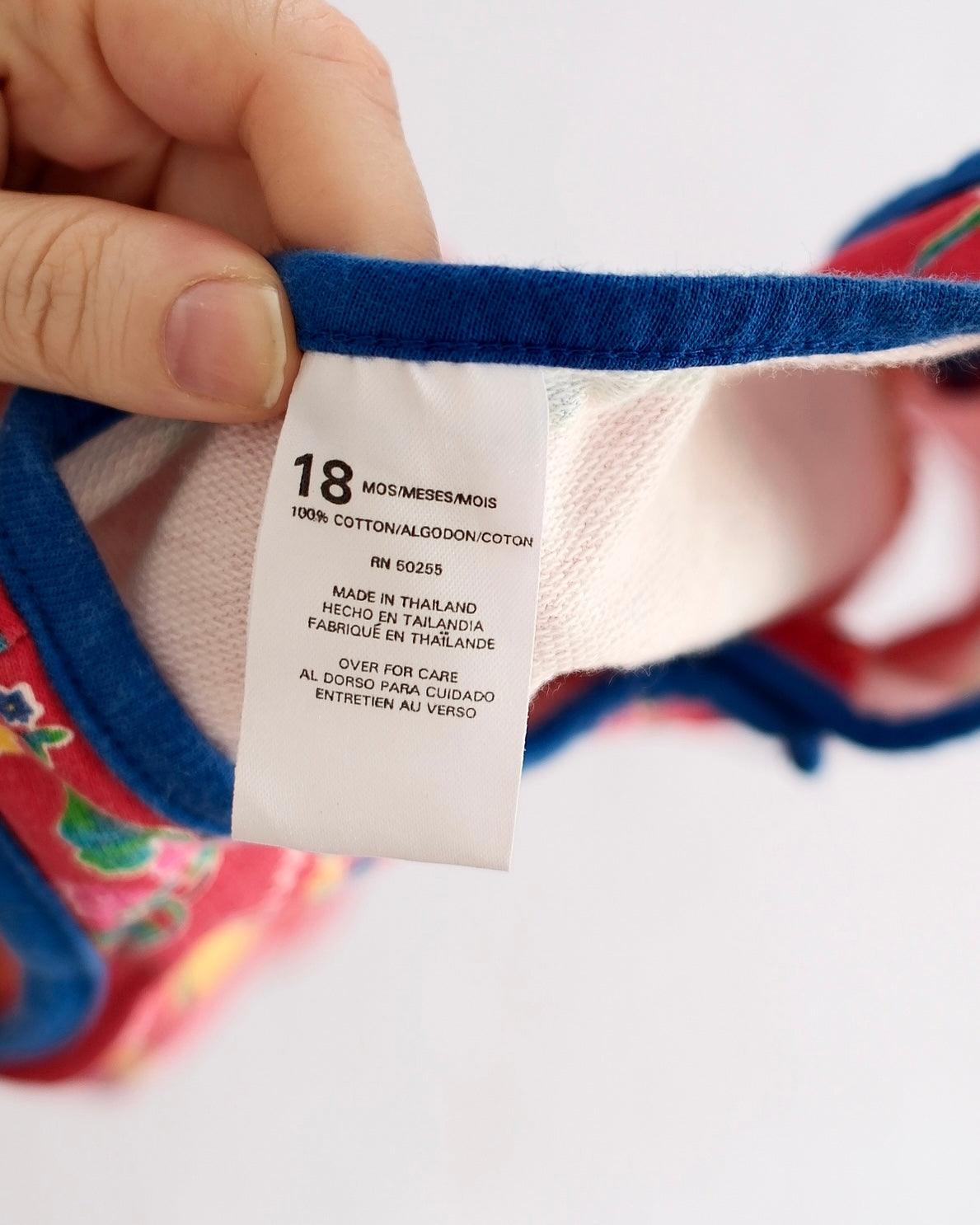 Vintage Fruit Print Red Toddler Dress: 18m