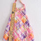 Vintage Janie & Jack Pastel Plaid Halter Toddler Dress: 12/18m